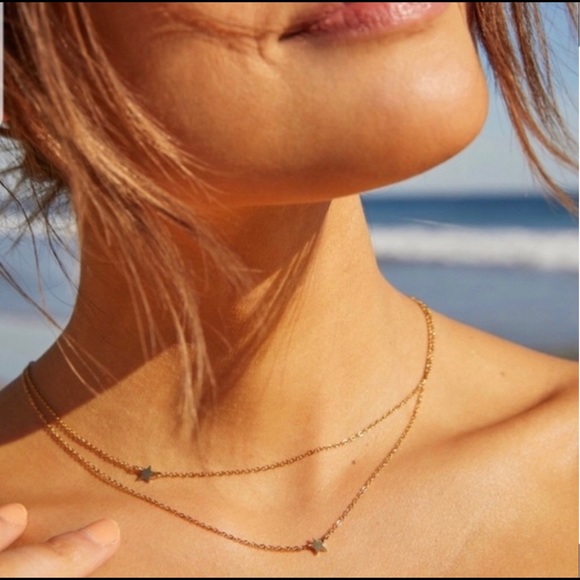 jennifer zeuner Jewelry - JENNIFER ZEUNER double necklace with stars